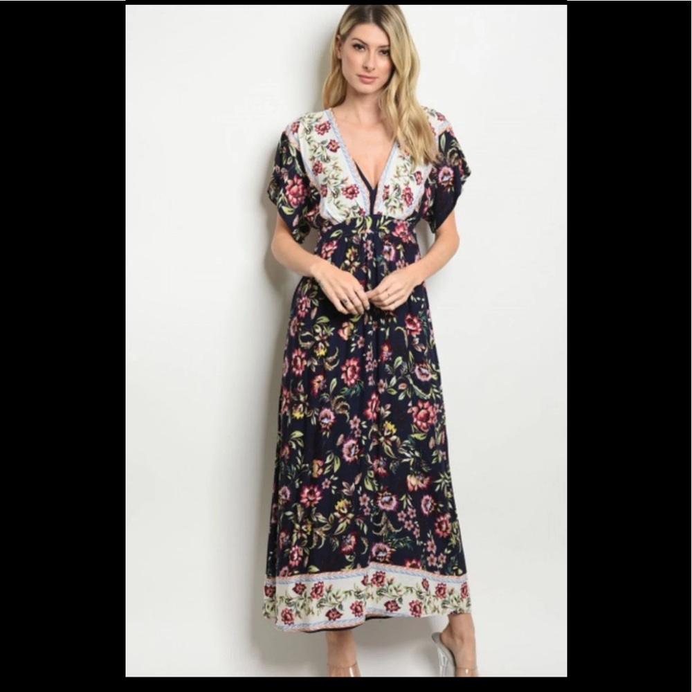 Available by Angela Boho Floral Maxi